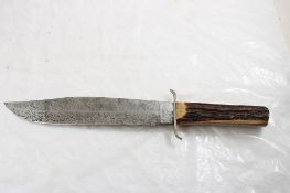 Bowie #447 G.C. Co. Fixed Blade Knife Solingen