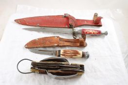 Fixed Blade Monarch Knife, Dagger, Survival Knife