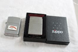 Zippo Lighter in Box, Helin Fishing Tackle Lighter