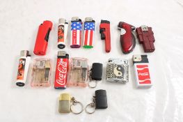 16 Vintage Novelty Lighters