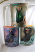 3 DSI Marilyn Monroe Collector Series Dolls NRFB
