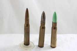 3 WW2 Brass Trench Art Brass Shells Lighters