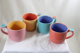 4 Lindt Stymeist Colorways Thumbprint Mugs