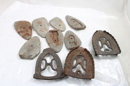 Sad Iron Trivets Cobbler Shoe Sole Press Parts