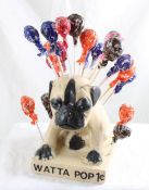 Chalk Pug Pup Watta Pop Countertop Store Display