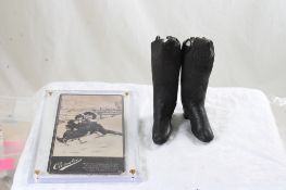 Candee Rubber Boots Salesman Sample & Card