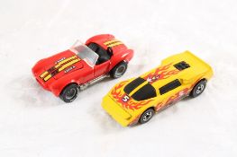 2 Hot Wheels '82 Classic Cobra Red, Yellow Flames