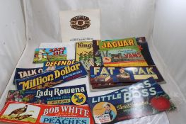 30+ Fruit, Vegetable, Cigar Box & Crate Labels