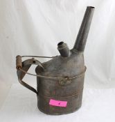CMSTP & PRR Railroad Oil Can w/Bale Handle