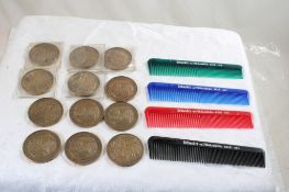 4 Unbreakable Schmidt's Beer Ale '50s Pocket Combs