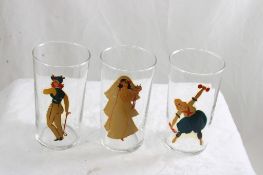 1940's Peek-A-Boo Nude Lady (3) Glasses