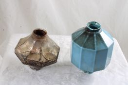 2 Antique Lightning Rod Globes- Diddie Blitzen