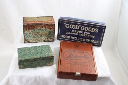 Tobacco Tin, Cigar Box, Watch Box, Good Goods Tin