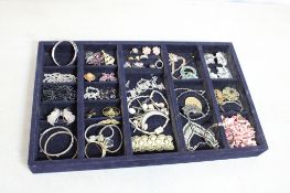 Costume Jewelry in Display Box