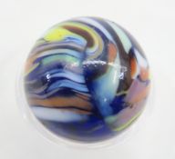 Blue Glass Guinea Marble 11/16