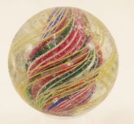 Divided Core Swirl Marble 1 13/16