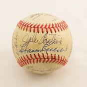 MN Twins reunion autographed baseball
