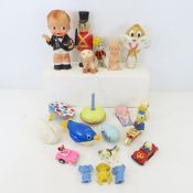 Vintage Rubber Squeeze Toys, Noise Makers & more