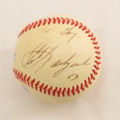 Carl Yastrzemski autographed baseball personalized