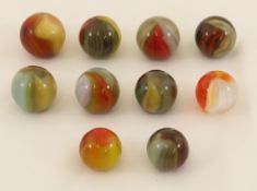10 Vintage Master Marbles