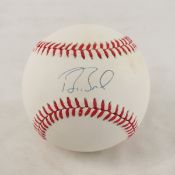 Barry Bonds autographed baseball