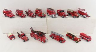 14 Matchbox Fire Engines some Models of Yesteryear