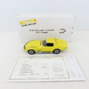 Danbury Mint Die Cast 1969 Corvette ZL1 Coupe