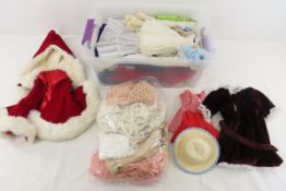 Assorted Doll & Baby Clothes- some hand knit