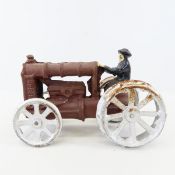 Antique Arcade Cast Iron Fordson Tractor