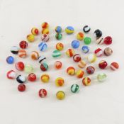 50+ Vintage Akro Agate Corkscrew Marbles