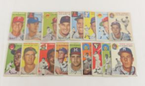 7 1954 Topps Baseball Cards