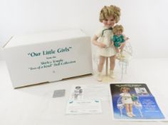 1999 S. Temple Our Little Girls 2 of a Kind Dolls