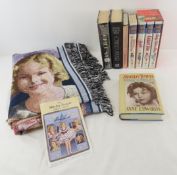 Shirley Temple Collector Throw, Books & VHS Set