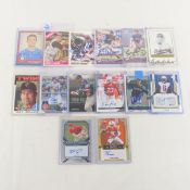 14 Autographed Mixed Sports Cards