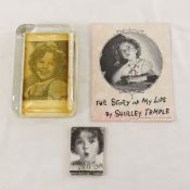 Shirley Temple 1935 Flip Book, Story & Paperweight