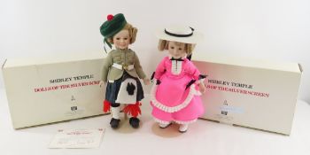 Shirley Temple Little Colonel & Wee Willie DM Doll