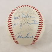 1965 MN Twins American league champs signed ball