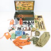 Vintage GI Joe Footlocker, Guns, Clothing, Boots