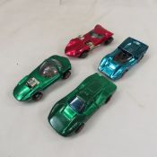 4 Hot Wheels Redlines Silhouette, Twin Mill