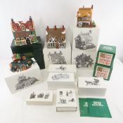 5 Dept 56 Dickens Village Buildings & 7 Access.