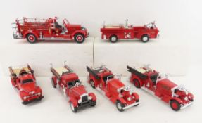 6 First Gear & Similar Diecast Fire Engines