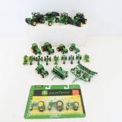 20+ 1:64 Scale John Deere Die Cast Tractors & more