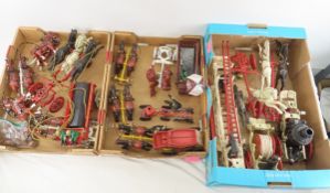 Modern Cast Iron Horse Drawn Fire Trucks