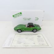 Danbury Mint Die Cast 1975 Corvette Convertible