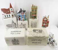 6 Dept 56 Snow Village Buildings