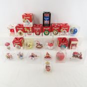 24 Campbell's Soup Ornaments in Boxes