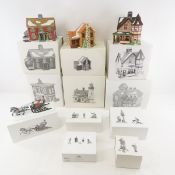 6 Dept 56 New England Village Buildings & 5 Access