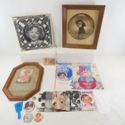 Shirley Temple Ads, Postcards, Record & More