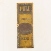 Vintage Metal Copenhagen Door Pull Sign