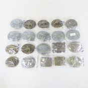 20 Hesston Nat finals rodeo buckles 1975 - 1995